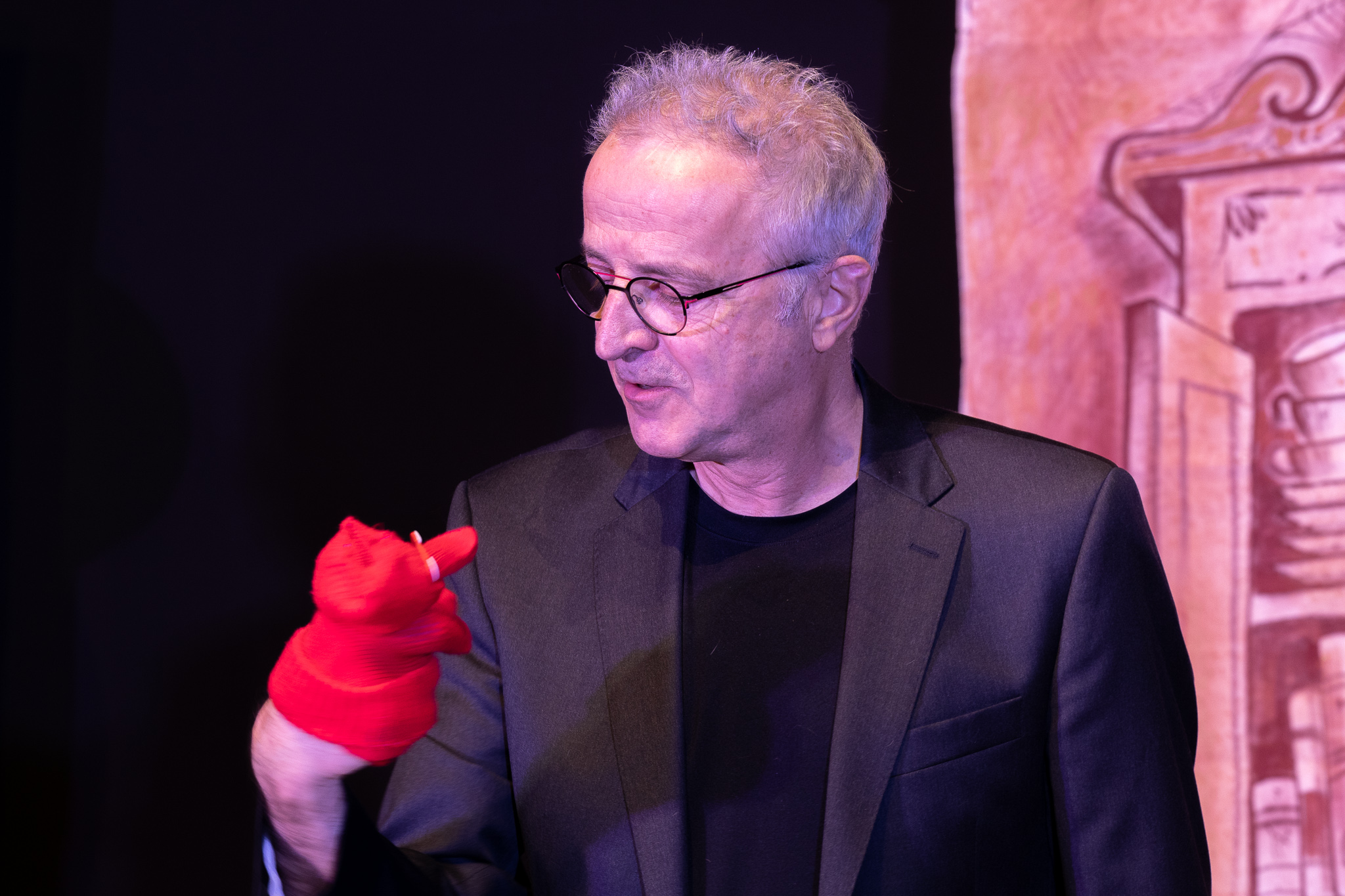 man lying back having a traditional wet shave